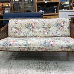 愛品館 江戸川店】カリモク コロニアル 2人掛けソファ ID:156-018332-007