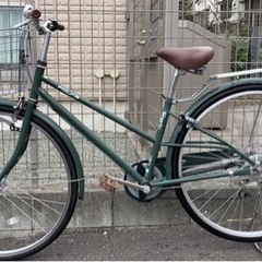 (美品)Asahi  FOLKS 27インチ変速自転車(購入一年未満)