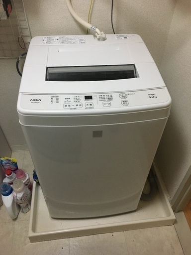 10,000円Aqua洗濯機6.0kg 2/11まで