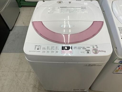 中古 シャープ 洗濯機 6kg 2013年製
