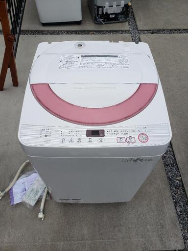 2015年製 6.0㎏ シャープ SHARP 全自動電気洗濯機 全自動洗濯機 ES
