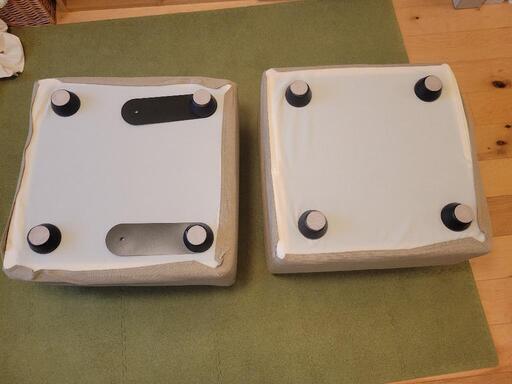 無印 ソファ オットマン ユニットソファ ソファー 小 二個 二脚