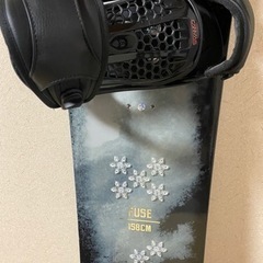 スノーボード　ビィンディング付き