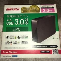 【ネット決済・配送可】新品未使用 BUFFALO HD-LCU3...