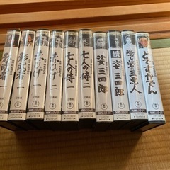 中古VHS 黒澤明監督　10本
