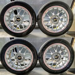 美品BBS鍛造 RS-GT RS934 215/50R17REGNO GRV2 PCD114.3 7.0J 軽量8.2