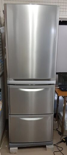 【取引中です】3ドア冷蔵庫　MR-CL38J-T：384リットル