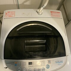 DAEWOO 4.6kg 全自動洗濯機　2/26（土）引き渡し希望