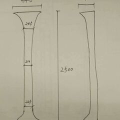 店舗改装　自宅リフォームなど♪　重厚な無垢材 装飾柱2本まとめて！宮殿柱、彫りの凄さ！