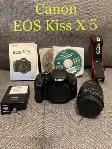 26000→20000円最終値引きです！Canon EOSKiss X5 一眼レフカメラ ...