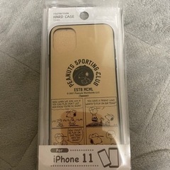 （一度開封のみ美品）スヌーピーiPhone11ケース