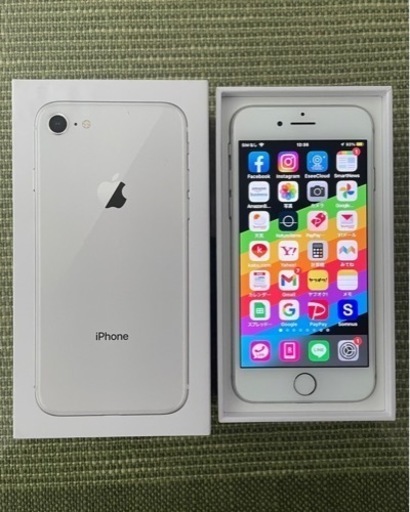iPhone 8 A1906(MQ792J/A) 64GB シルバー 判定〇 スマホ/動作品