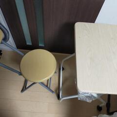 折りたたみ机と椅子セット