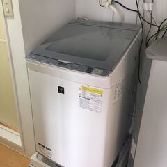 【ネット決済】シャープ　Sharp　高性能　洗濯機　2017年製...