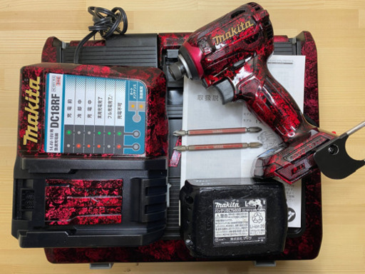 中古 マキタ TD171 18V 充電式インパクトドライバ フルカスタムセット