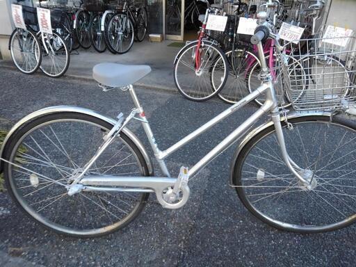 中古自転車１８６４　　ブリヂストン　シングルスター　SD7STP  ２７インチ　３段ギヤ　LEDオートライト　ハンドルロック
