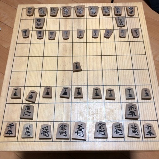 将棋盤　足つき　駒