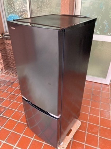 【値下げしました】【美品】黒 東芝　TOSHIBA  冷蔵庫　GR-R115BS-K 容量153L  2020年製　黒　セミマットブラック　耐熱天板　28,000円