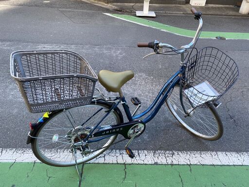 通勤　通学　自転車　ギアつき　店頭販売中