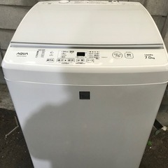 取引場所　南観音　K  2201-415   AQUA/アクア　AQW-GP7E5  全自動電気洗濯機　7.0kg