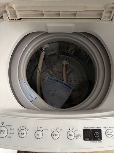 ★無料で配送及び設置いたします★amadana 4.5キロ 洗濯機 AT-WM45 2020年製★AMA-6A