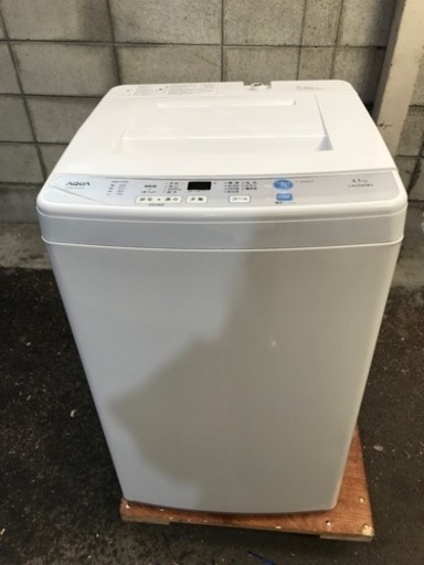 取引場所　南観音　K  2201-418   AQUA/アクア　AQW-S45D  全自動車電気洗濯機　4.5kg