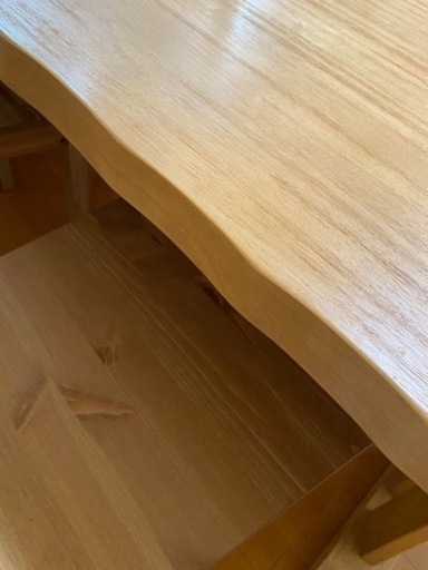 【ダイニングテーブル・チェア】天然木テーブルとIKEAチェアのセット