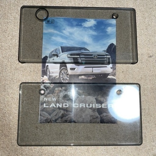 ナンバーカバースモーク前後セット 中古 イベント用