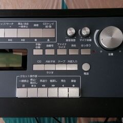 テ−プをCDにコピーできる多機能ラジカセ
