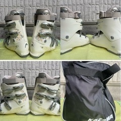 【他サイト一部のみ先約あり】レディース ジュニア スキー ウエア グッズ 9点セット