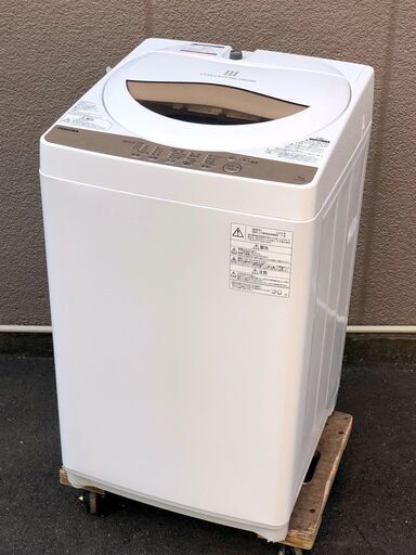 ㉜【税込み】美品 東芝 5kg 全自動洗濯機 AW-5G8 20年製【PayPay使えます】