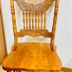 アメリカ製 無垢 椅子