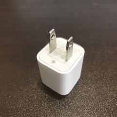 【ネット決済・配送可】iPhone 5w電源アダプタ　新品