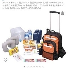 防災グッズ　防災リュック　2人用　33点安心セット