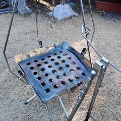 ユニフレームの焚き火台＋FGポット（専用ケース付き）