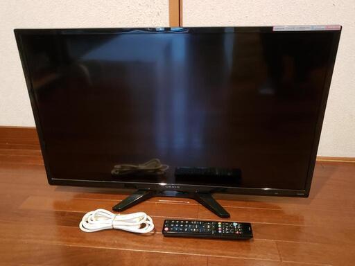 ORION 32型 液晶テレビ DTX32-32B 2016年製 B-CASカード リモコン アンテナコード