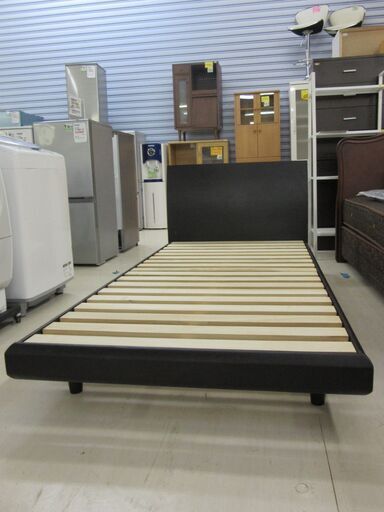 シングルベッド 幅105㎝ マットレス付き すのこ  ベット  ダークブラウン 寝具 家具 寝室 札幌市 厚別店