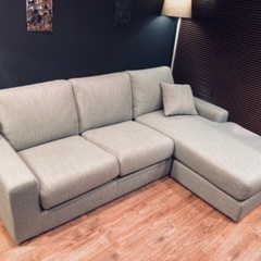 ☑️メル売約済み　極美品ニトリ9万円左右切り替え可Nシリーズコーナーソファーエスハウスターコイズグリーン