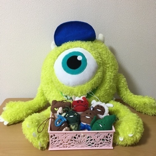 モンスターズインクマイク ワゾウスキのぬいぐるみ なめこ栽培キットのぬいぐるみセット さくら姫 倉敷のおもちゃ ぬいぐるみ の中古あげます 譲ります ジモティーで不用品の処分