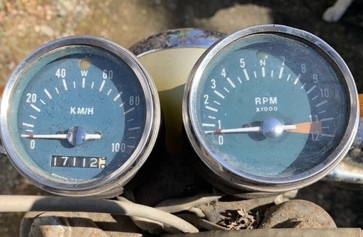 CB50 初期 ディスクブレーキ 不動 日立南太田ic