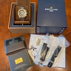 即購入不可　超美品 ブライトリング クロノマット 44 純正ベルト2本付　メーカー保証残2年5ヶ月