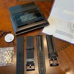 即購入不可　超美品 ブライトリング クロノマット 44 純正ベルト2本付　メーカー保証残2年5ヶ月