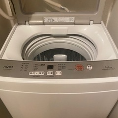 2019年式　AQUA全自動電気洗濯機