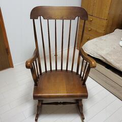 【お値下げ！】飛騨産業、キツツキマーク☆ロッキングチェア