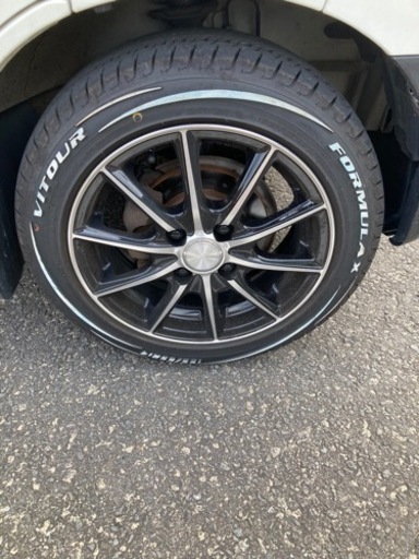155/65R14 軽量ホイール ヴィッツァータイヤ 軽トラ 箱バン等
