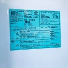 ✨2018年製✨1582番 Haier✨冷凍冷蔵庫✨JR-NF148A‼️