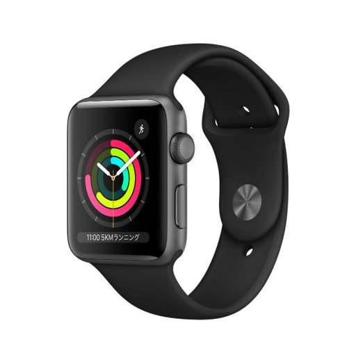 新品未開封 Apple Watch シリーズ3 スペースグレーアルミニウム ブラック