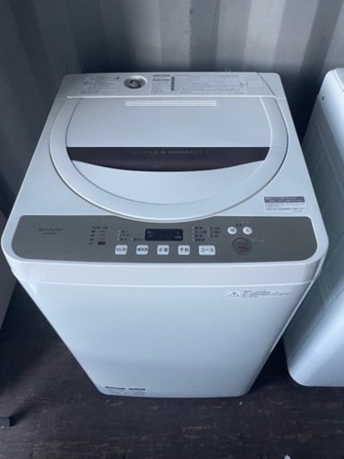 No.1290 SHARP 4.5kg 洗濯機　2018年製　近隣配送無料