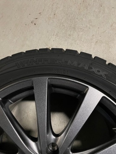 車のパーツ スタッドレス ウインターマックス ホイール付き4本セット