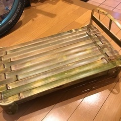値下げ　猫用ベッド　竹製　ハンドメイド